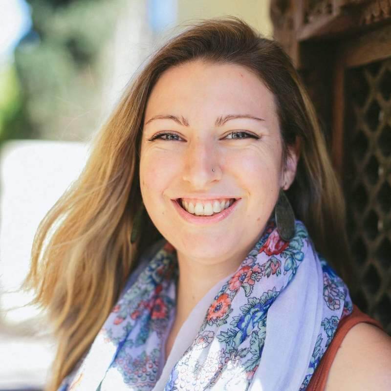 Celina with a kind and broad smile